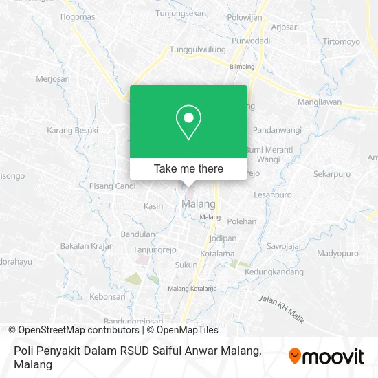 Poli Penyakit Dalam RSUD Saiful Anwar Malang map