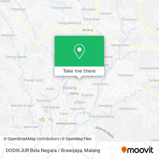 DODIKJUR Bela Negara / Brawijaya map