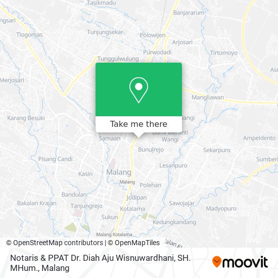 Notaris & PPAT Dr. Diah Aju Wisnuwardhani, SH. MHum. map