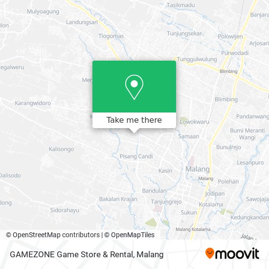 GAMEZONE Game Store & Rental map