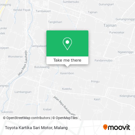 Toyota Kartika Sari Motor map