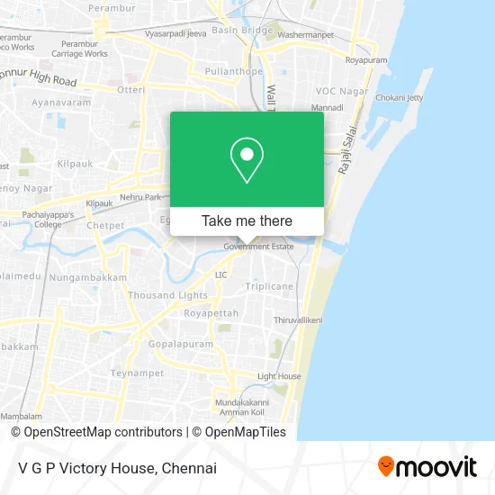 V G P Victory House map