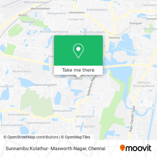 Sunnambu Kolathur- Maxworth Nagar map