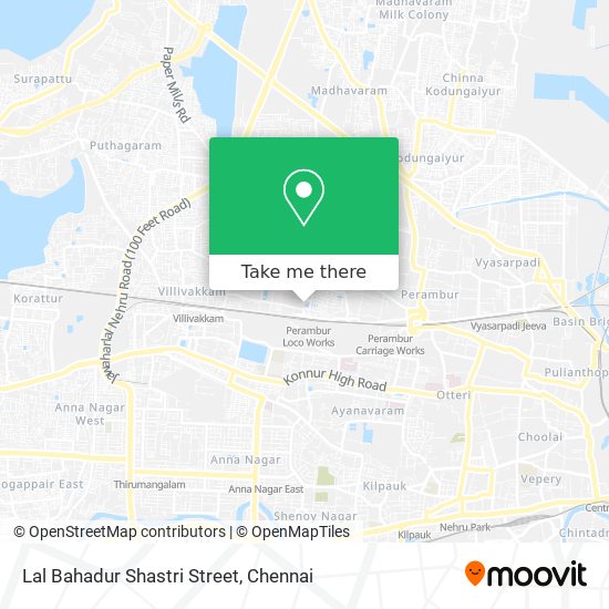 Lal Bahadur Shastri Street map