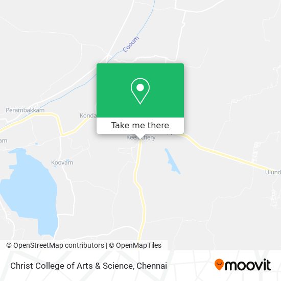 Christ College of Arts & Science map