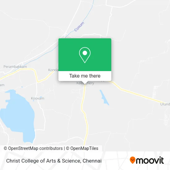 Christ College of Arts & Science map