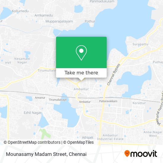 Mounasamy Madam Street map