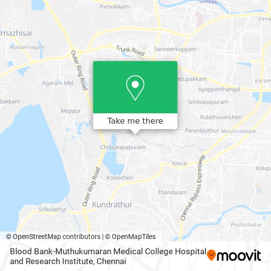 Blood Bank-Muthukumaran Medical College Hospital and Research Institute map
