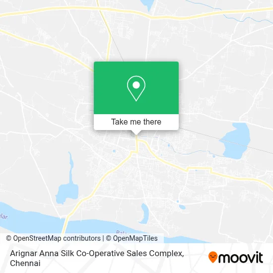 Arignar Anna Silk Co-Operative Sales Complex map