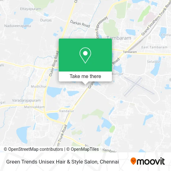 Green Trends Unisex Hair & Style Salon map