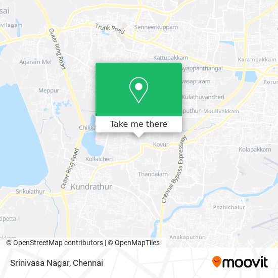 Srinivasa Nagar map