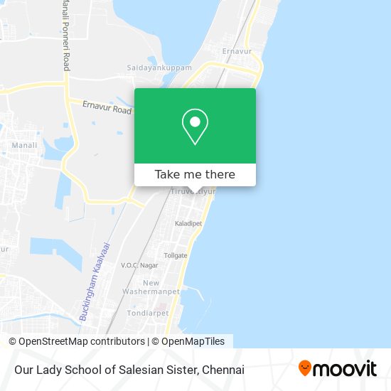 Our Lady School of Salesian Sister map