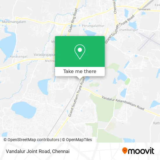 Vandalur Joint Road map