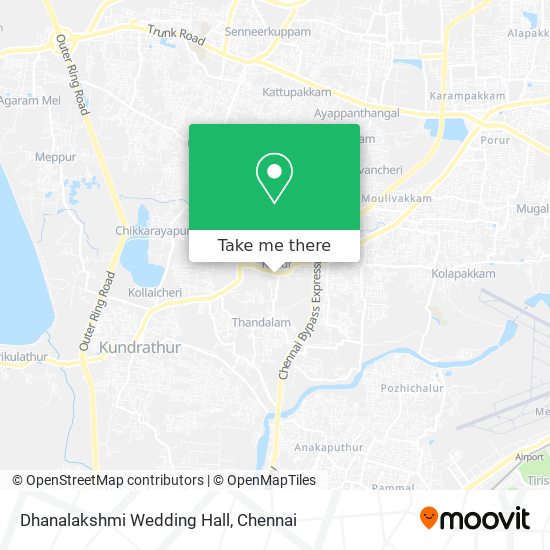 Dhanalakshmi Wedding Hall map