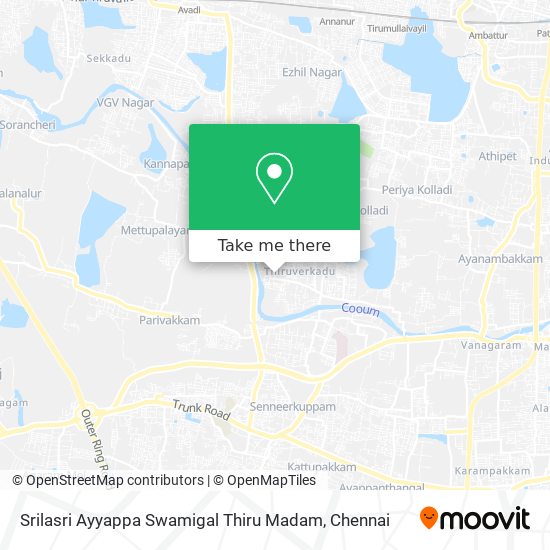 Srilasri Ayyappa Swamigal Thiru Madam map