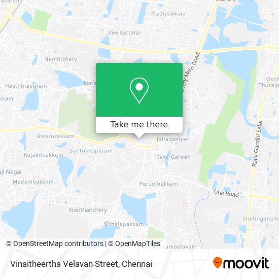 Vinaitheertha Velavan Street map