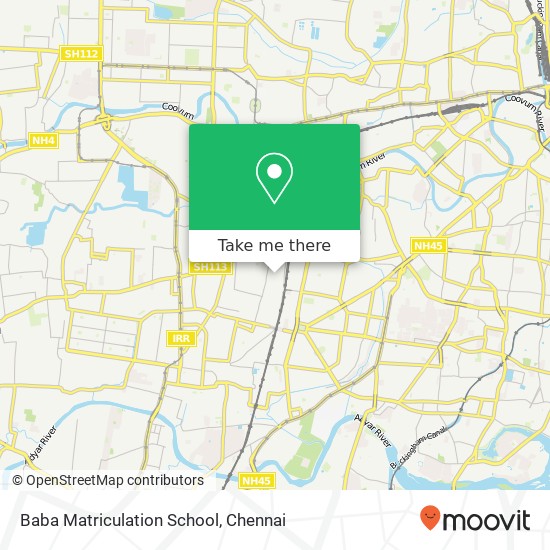 Baba Matriculation School map