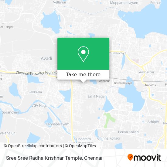 Sree Sree Radha Krishnar Temple map