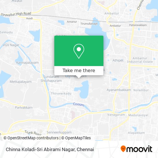 Chinna Koladi-Sri Abirami Nagar map