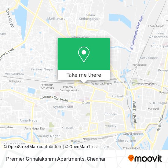 Premier Grihalakshmi Apartments map