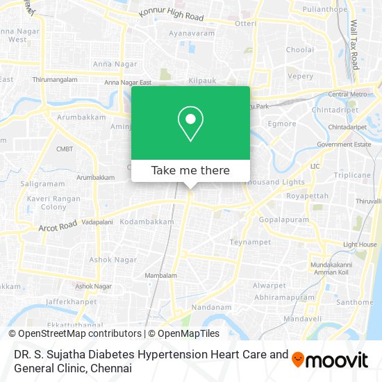 DR. S. Sujatha Diabetes Hypertension Heart Care and General Clinic map