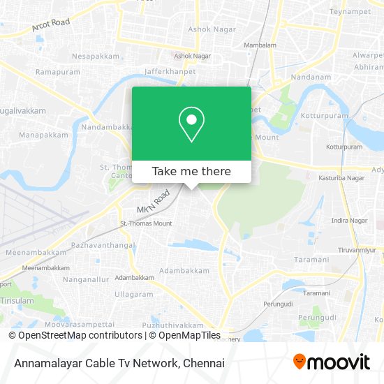 Annamalayar Cable Tv Network map