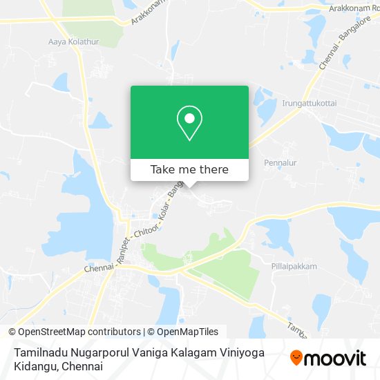 Tamilnadu Nugarporul Vaniga Kalagam Viniyoga Kidangu map