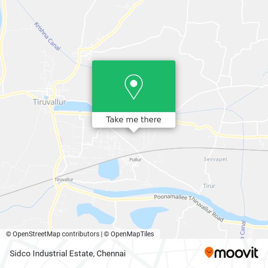 Sidco Industrial Estate map