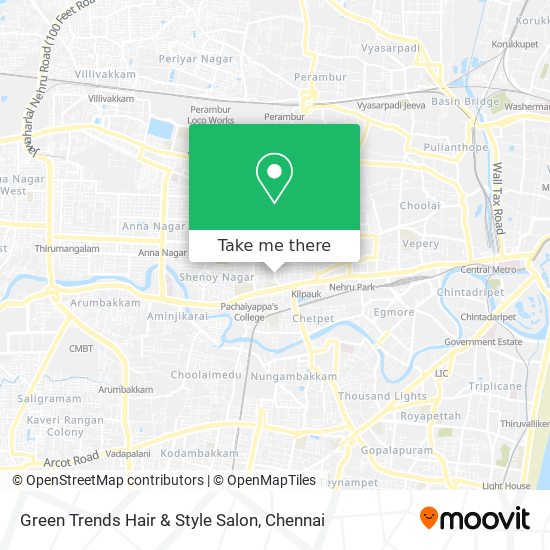 Green Trends Hair & Style Salon map