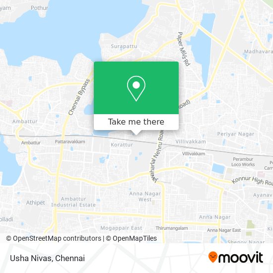 Usha Nivas map