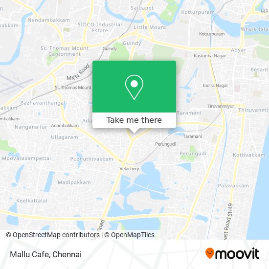 Mallu Cafe map