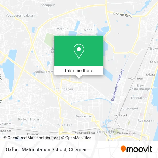Oxford Matriculation School map