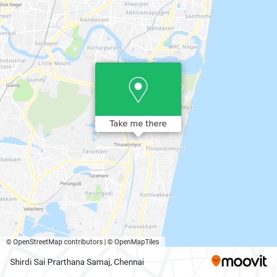 Shirdi Sai Prarthana Samaj map