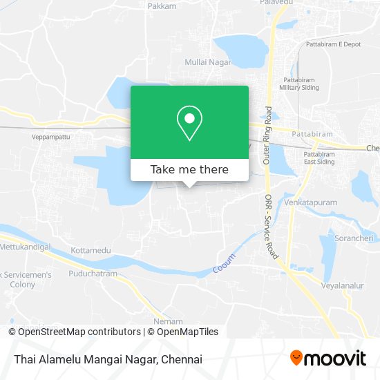 Thai Alamelu Mangai Nagar map