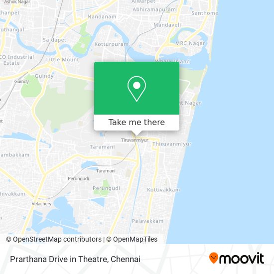 Prarthana Drive in Theatre map