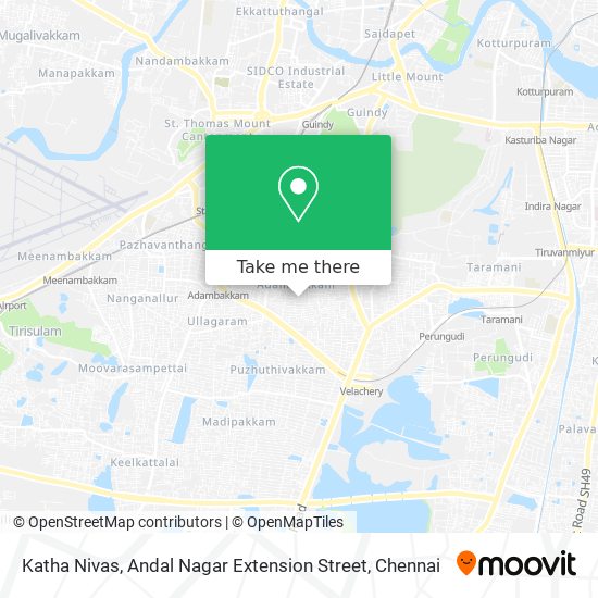 Katha Nivas, Andal Nagar Extension Street map