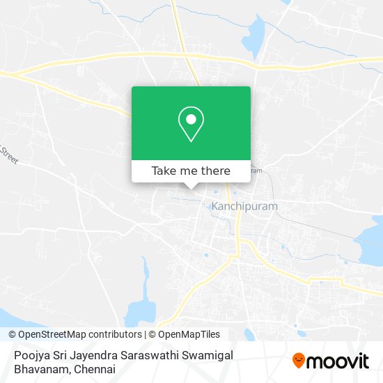 Poojya Sri Jayendra Saraswathi Swamigal Bhavanam map