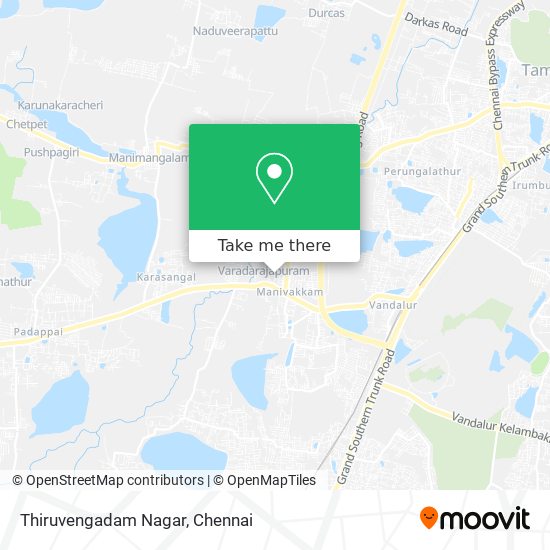 Thiruvengadam Nagar map