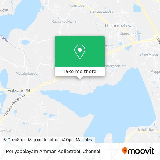 Periyapalayam Amman Koil Street map