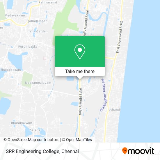 SRR Engineering College map