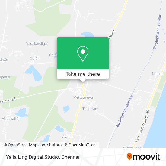 Yalla Ling Digital Studio map