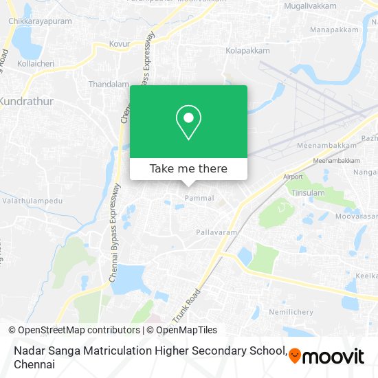 Nadar Sanga Matriculation Higher Secondary School map
