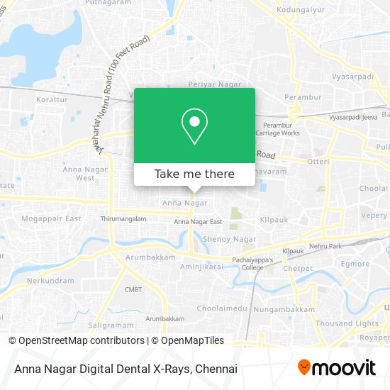 Anna Nagar Digital Dental X-Rays map