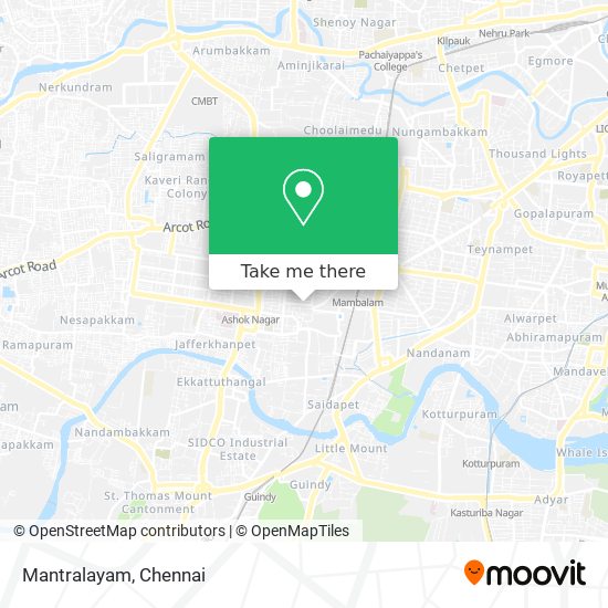 Mantralayam map