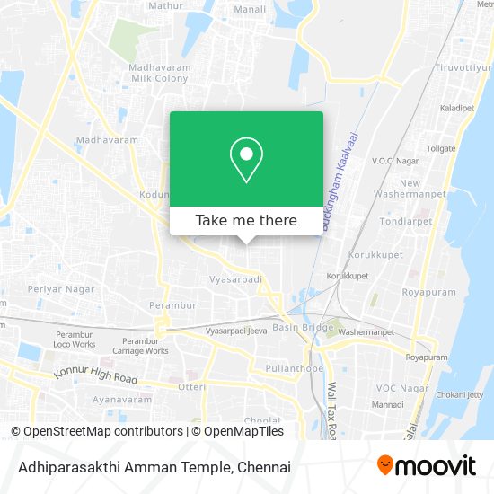 Adhiparasakthi Amman Temple map