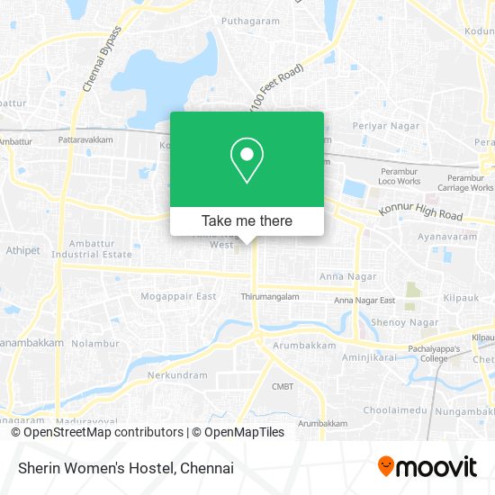 Sherin Women's Hostel map