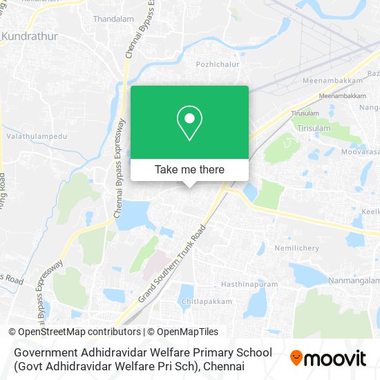 Government Adhidravidar Welfare Primary School (Govt Adhidravidar Welfare Pri Sch) map