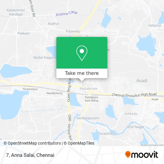 7, Anna Salai map