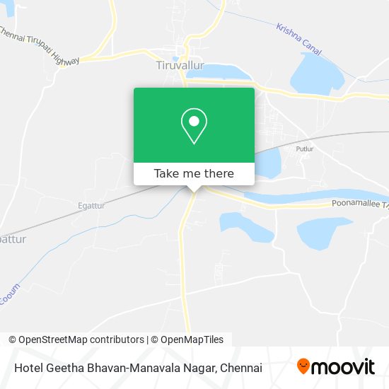 Hotel Geetha Bhavan-Manavala Nagar map