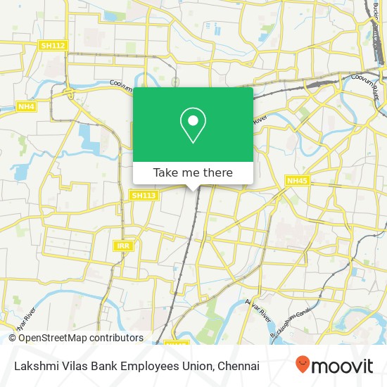 Lakshmi Vilas Bank Employees Union map